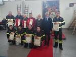 Gruppo premiati vigili fuoco 2019