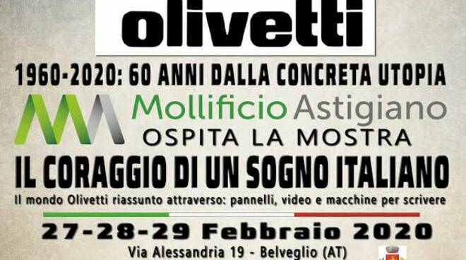 A Belveglio una mostra per Adriano Olivetti per i 60 anni dalla scoparsa