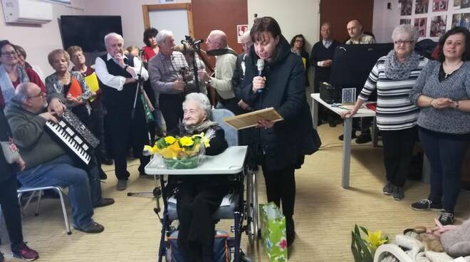 andreina pasquero ha compiuto 104 anni