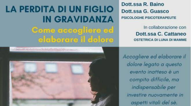 incontro su come accogliere ed elaborare il dolore della perdita di un figlio durante la gravidanza