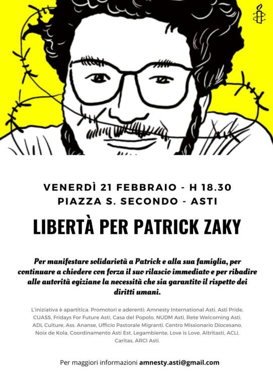 Libertà per Patrick Zaky