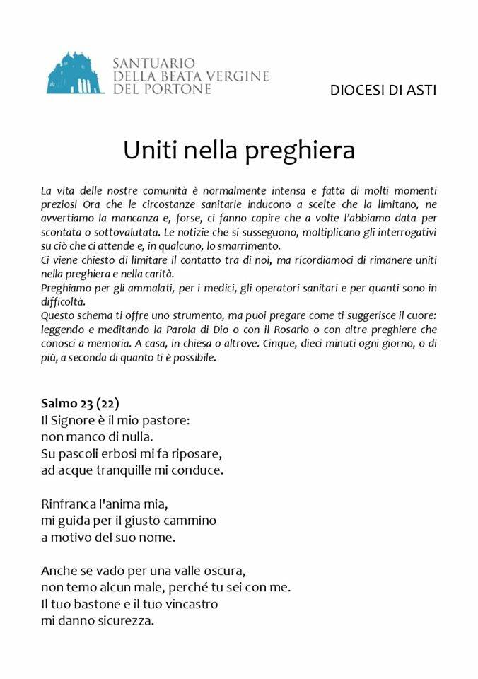 uniti nella preghiera 