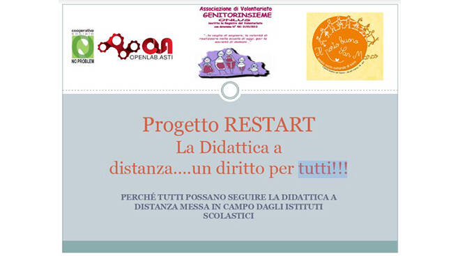 progetto restart, didattica a distanza