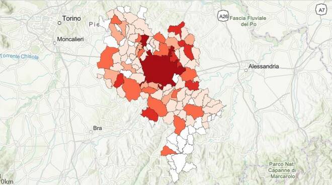 mappa contagi 05052020