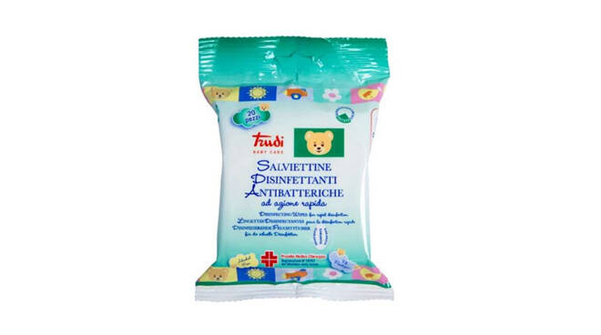 Esselunga richiama le salviette disinfettanti antibatteriche Trudi Baby  Care 