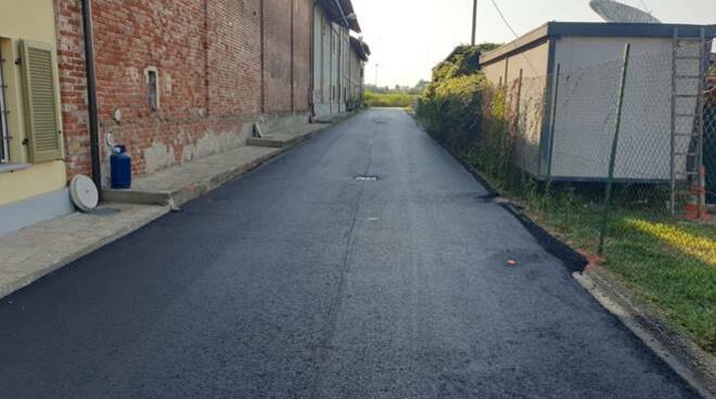 asfaltatura di Borgo Valdichiesa villanova d'asti