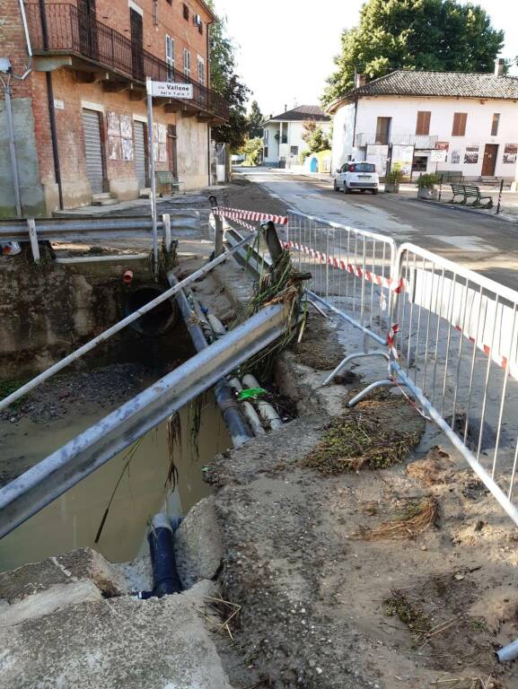 Danni maltempo strade astigiano