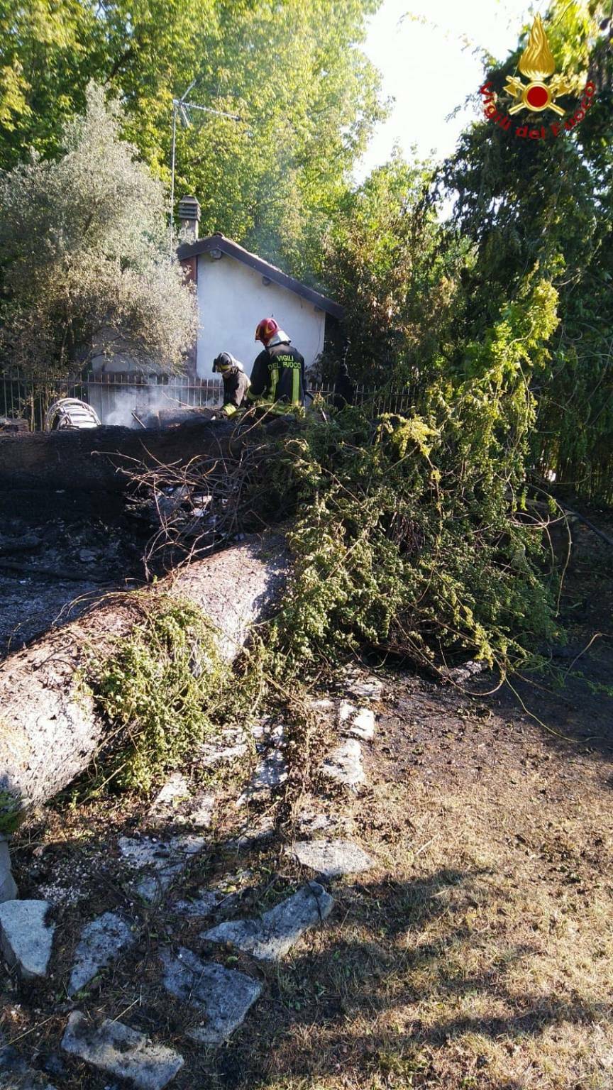 incendio grazzano badoglio