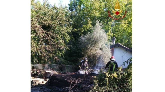 incendio grazzano badoglio 