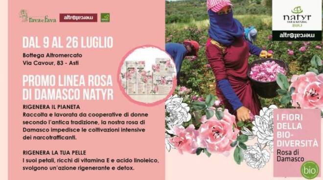 promo linea rosa di damasco altromercato