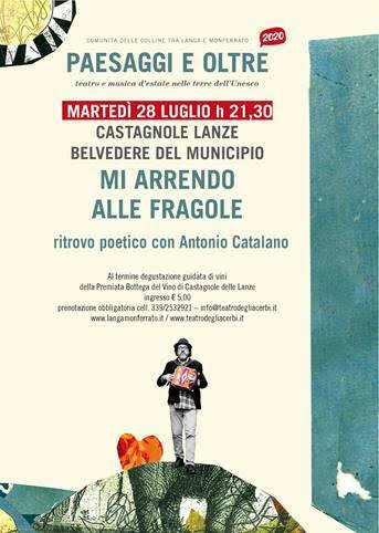 Teatro, a Castagnole Lanze in scena “Mi arrendo alle fragole” di Antonio Catalano