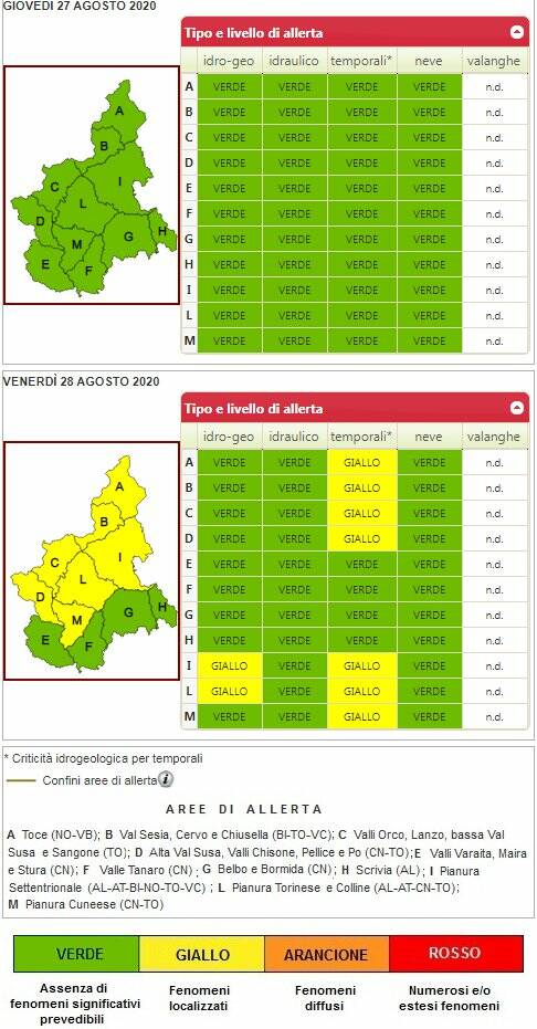 bollettino allerta meteo arpa piemonte 27082020