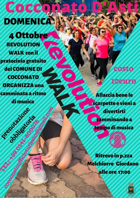 volantino revolution walk