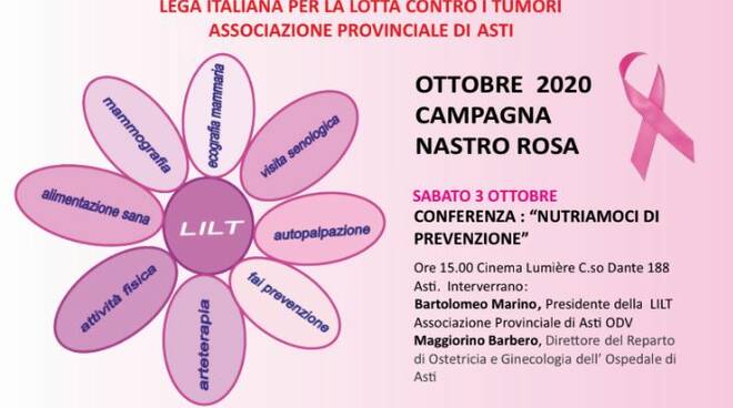 Parte la Campagna Nastro Rosa LILT di Asti