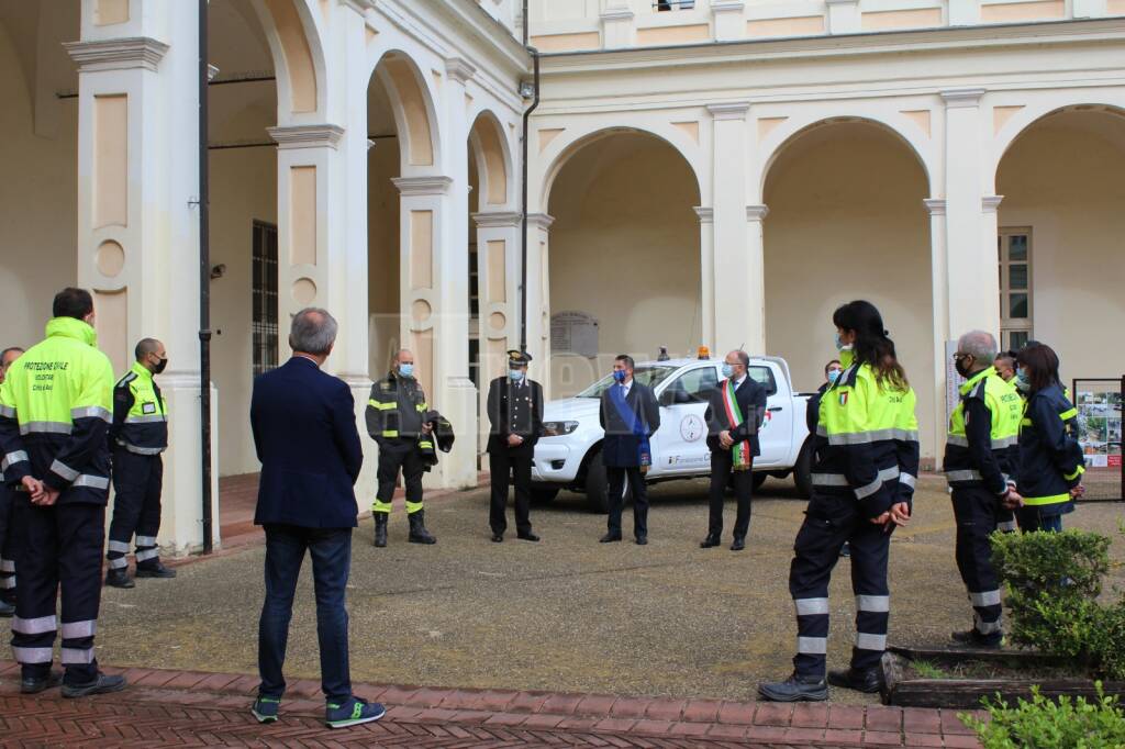 Presentazione nuovo pickup protezione civile Asti 