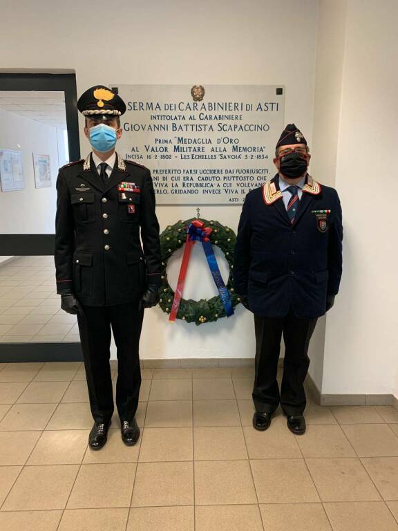 commemorazione caduti carabinieri asti 2 novembre 2020