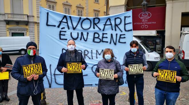 Protesta ambulanti ad Asti 