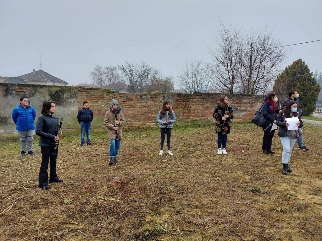 cerimonia alberi scuola media nizza monferrato