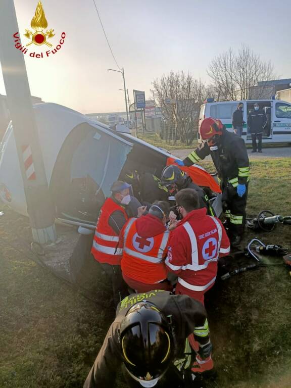 incidente corso ivrea