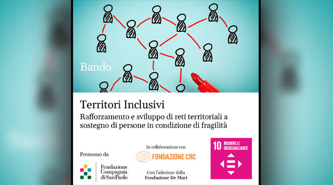 Anche un'Associazione Astigiana selezionata tra i 13 i progetti del bando Territori Inclusivi