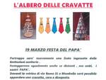 Mombello Monferrato, l\'Albero delle cravatte per la Festa del Papà