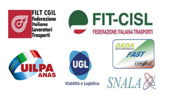 filt-cgil, fit-cisl, uilpa-anas, ugl,  sada-fast, confsal, snala