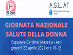 Giornata Nazionale della Salute della Donna, giovedì evento online sul canale youtube dell’Asl di Asti