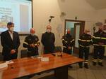 Inaugurazione carrello elevatore Vigili del fuoco donazione Fondazione Cr Asti