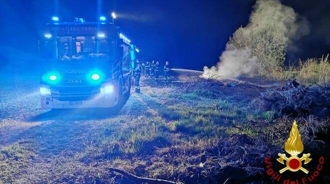 Incendio provinciale Grana Casorzo 