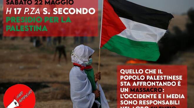 presidio per la palestina terzo intermezzo