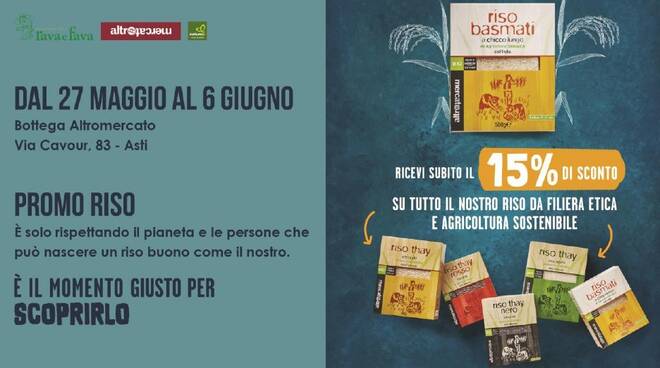 promo riso altromercato giugno 2021