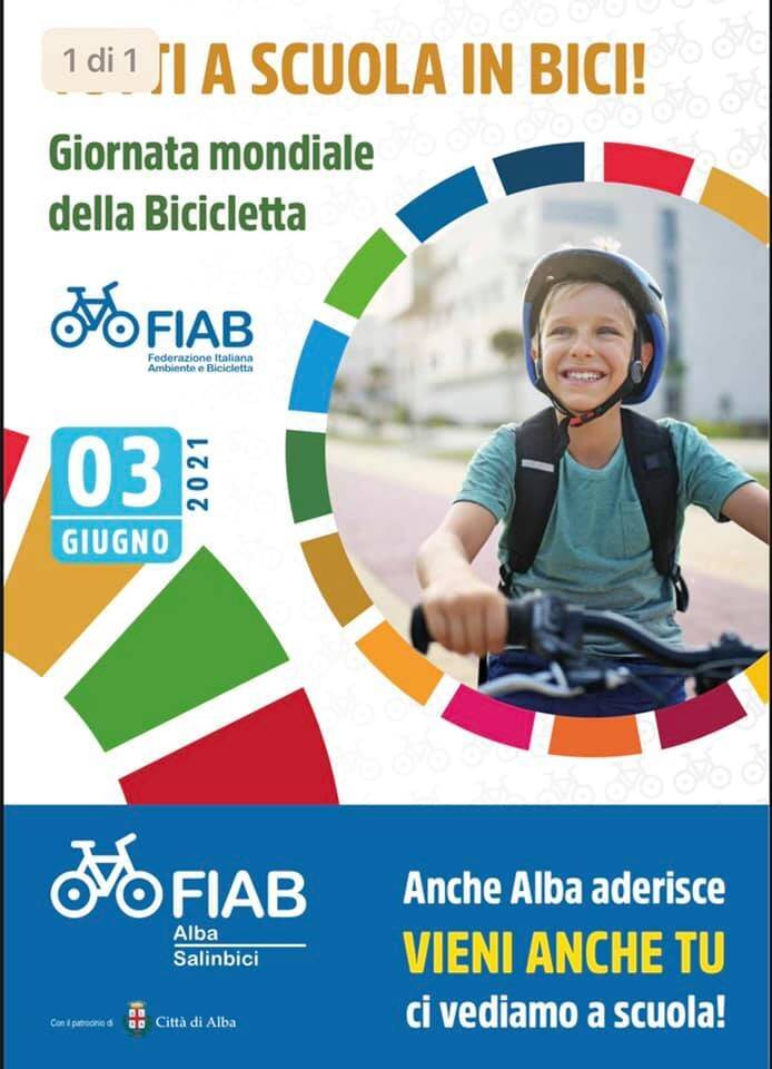 tutti a scuola in bici alba