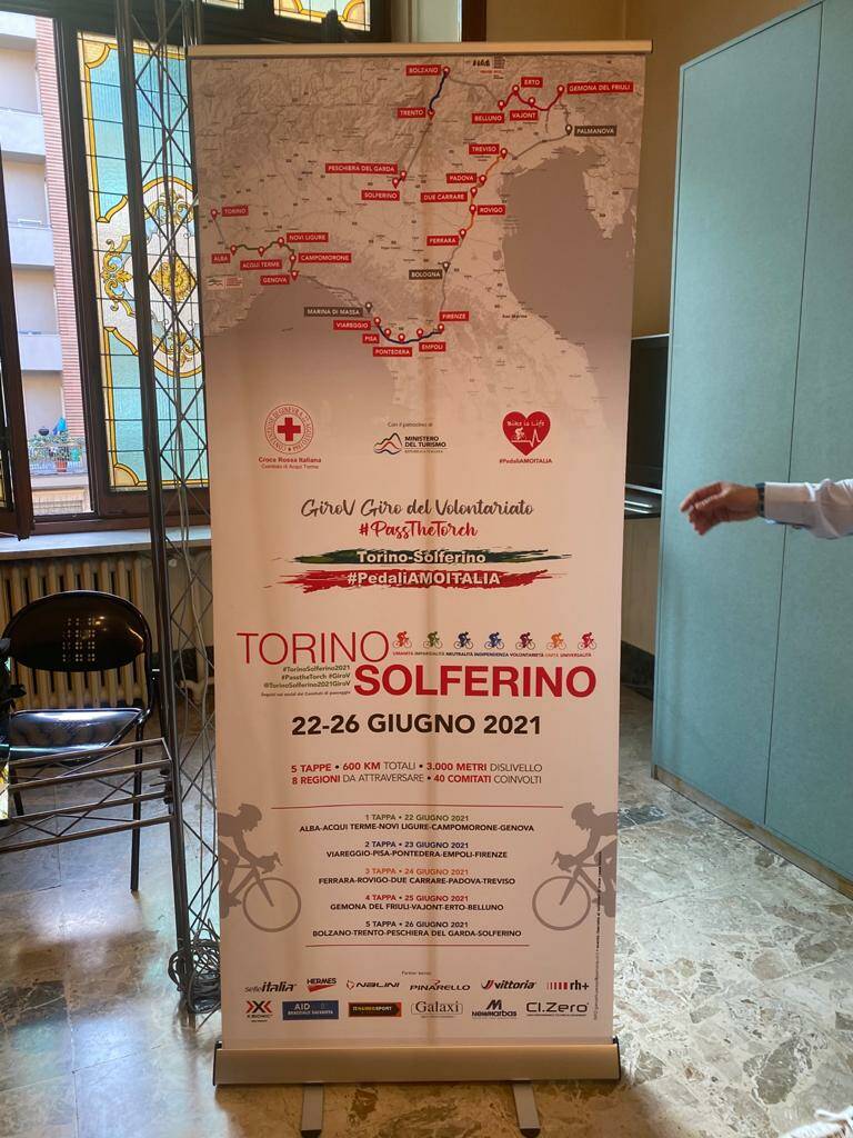 Giro del Volontariato Torino-Solferino 2021 alba