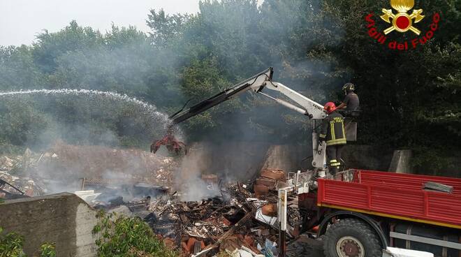 Incendio corso Savona asti