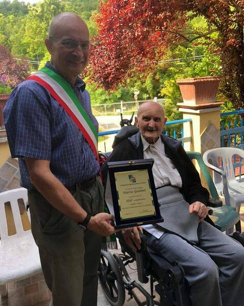 Serralunga di Crea, i 100 anni di Mario Godino