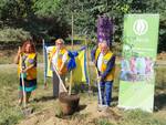 Cerimonia piantumazione 5 alberi al parco Biberach donati dal Distretto Lions 108ia3