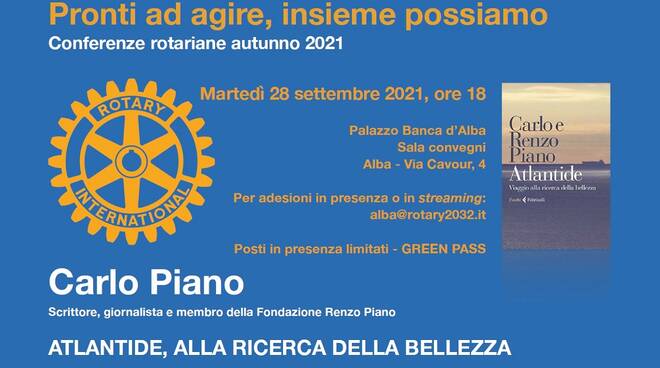 ciclo conferenze rotary club alba