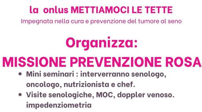 missione prevenzione rosa mombaruzzo