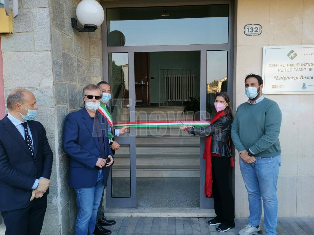 Inaugurazione centro polifunzionale per le famiglie Cisa Asti Sud Canelli 