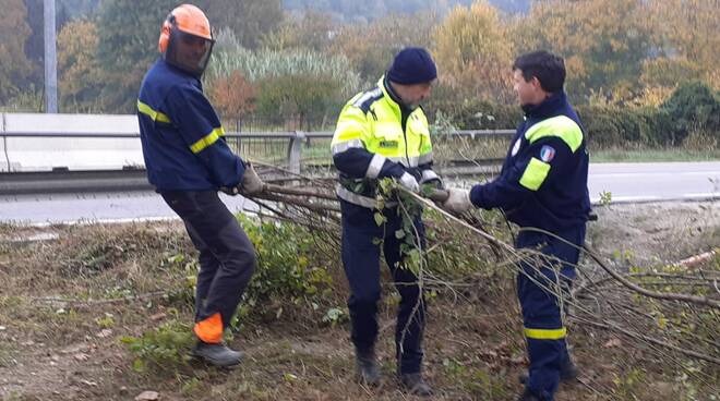 Interventi associazione volontari di Protezione civile Città di Asti 23102021