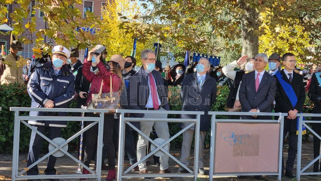 Cerimonia di intitolazione Giardini Milite Ignoto ad Asti