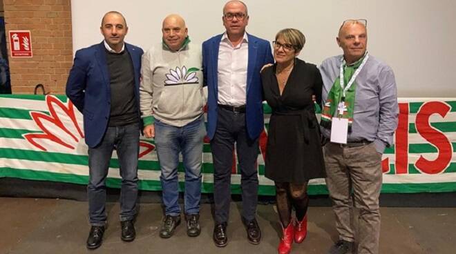 Da sinistra: Valerio D’Alò, Moreno Vacchina, Salvatore Pafundi, Gina Cusumano, Tino Camerano