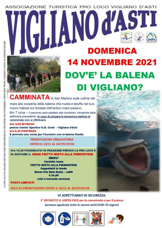 eventi vigliano 13/14 novembre 2021