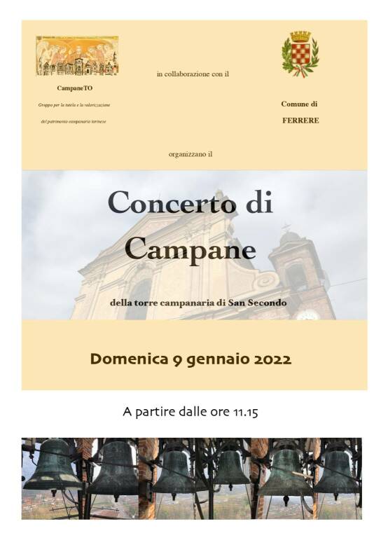 concerto campane ferrere