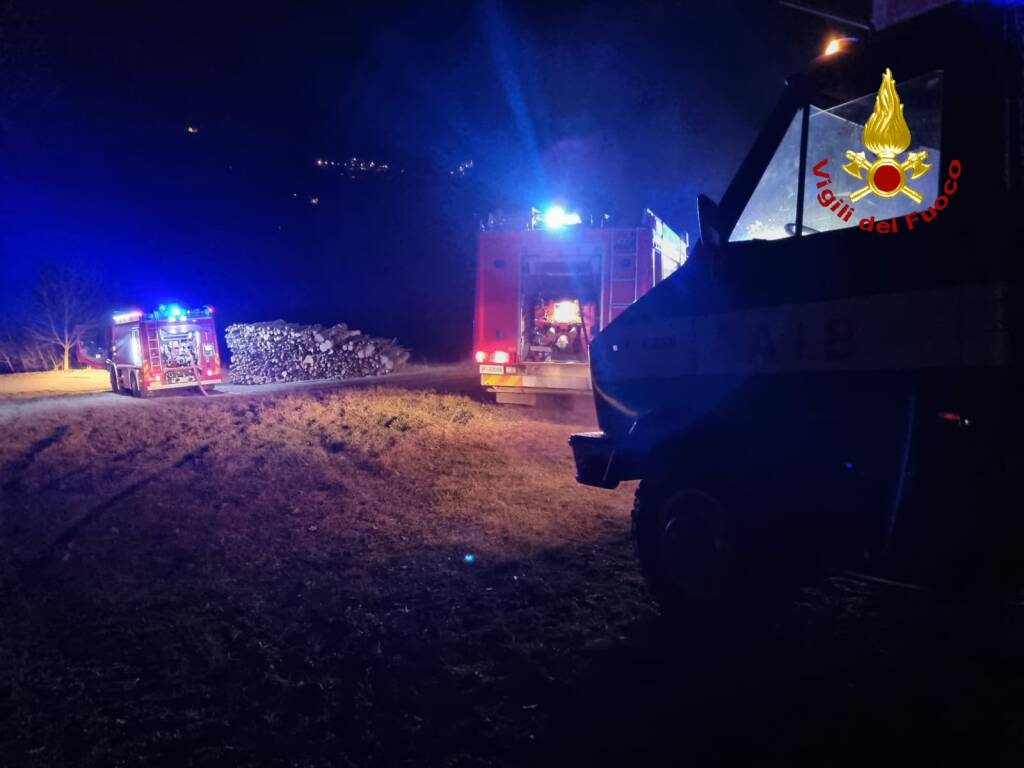 incendio berzano san pietro