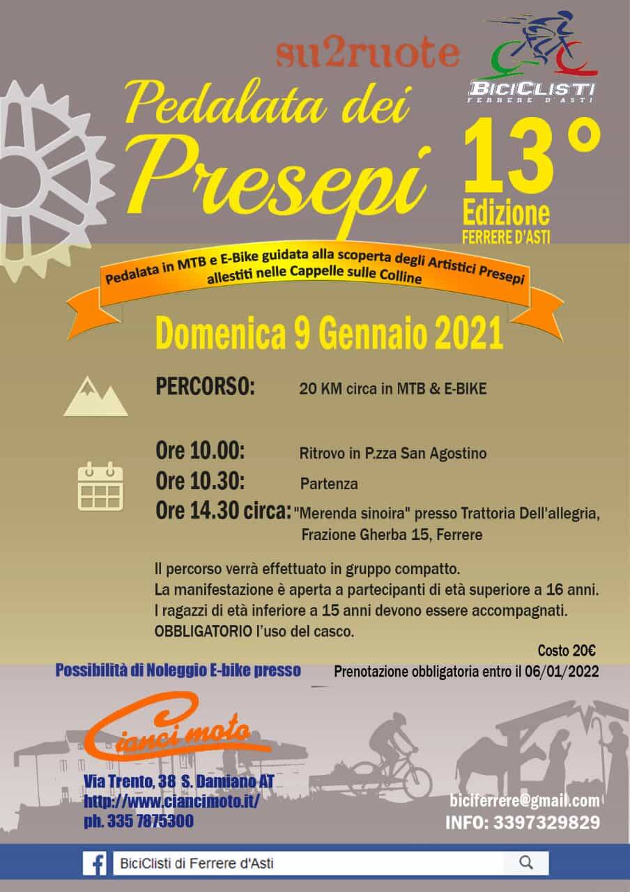 Pedalata dei presepi 2022 ferrere