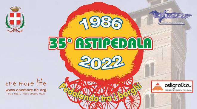 "Astipedalando tra i ... borghi" 2022 locandina