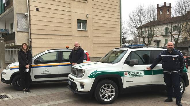 Auto polizia locale villafranca