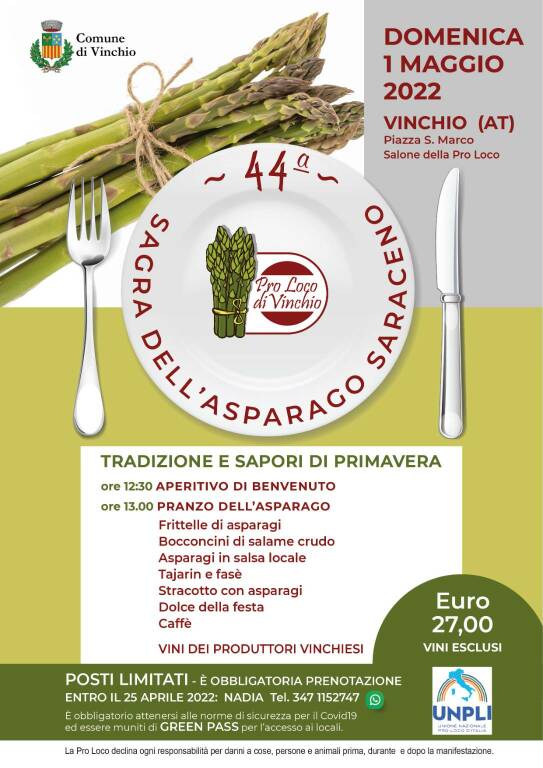 eventi vinchio primavera 2022