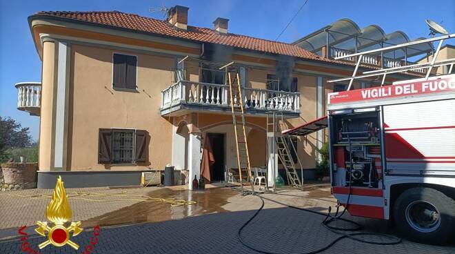 incendio asti località boana